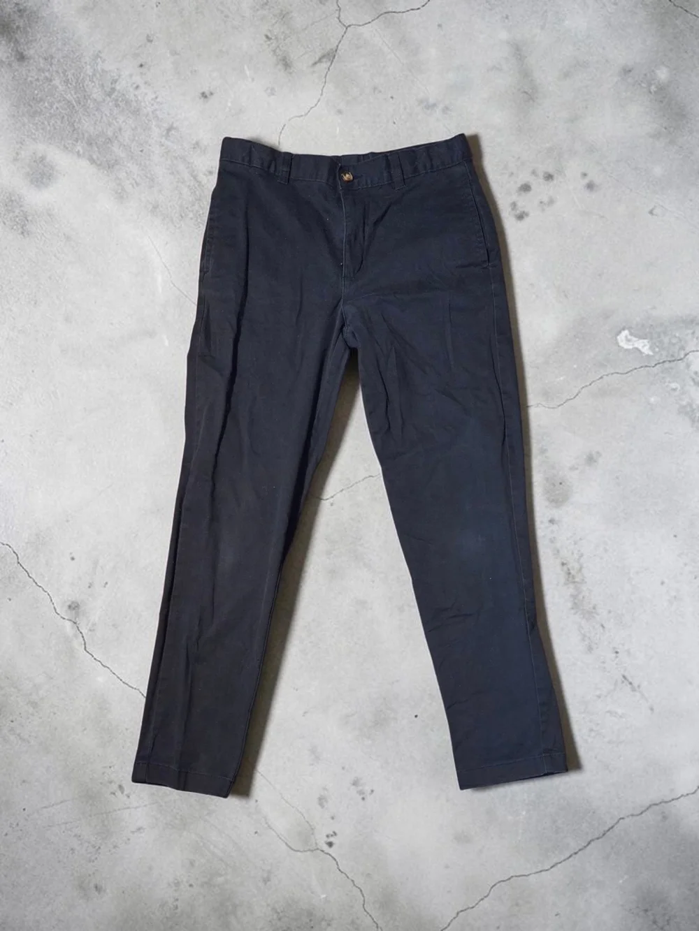 Wonder Nation Boys Blue Chino Pants Size 16 Slim Fit Cotton Blend **